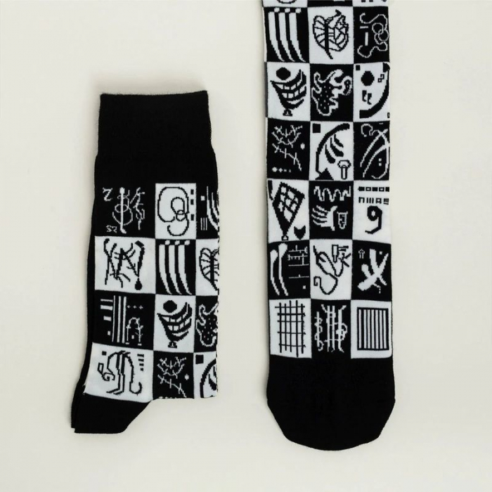 Socken Kunstwerke - Kandinsky "Dreißig"